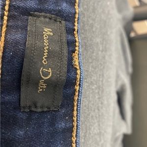 Large dark wash blue massimo dutti women pants